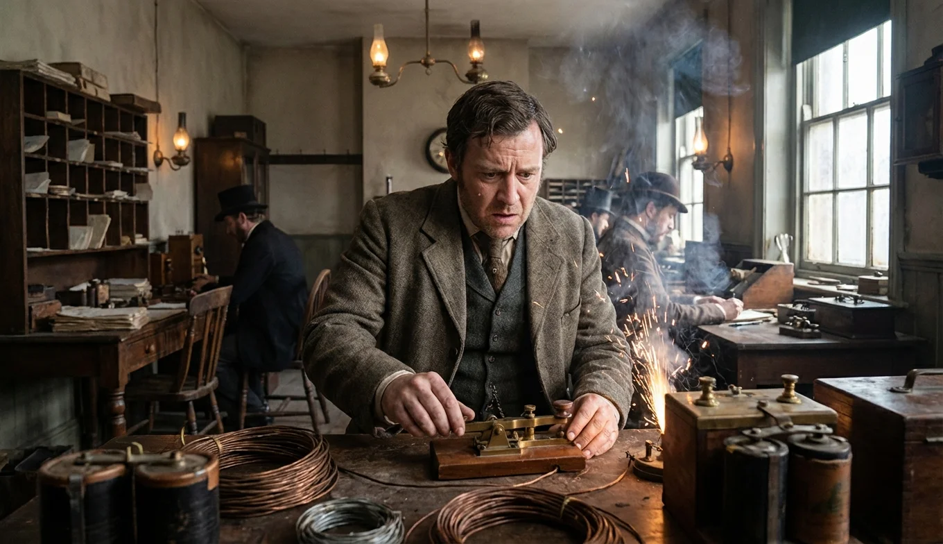 Evento Carrington de 1859: El impacto de la tormenta solar 4 Evento Carrington de 1859 - equipos de telégrafo fallando por la tormenta solar