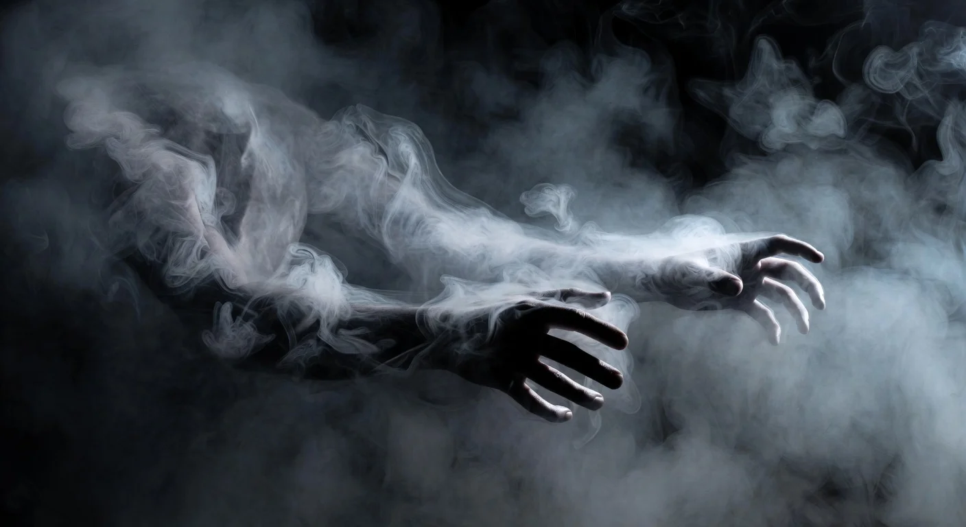 efectos de sonido de terror - ondas sonoras siniestras que parecen manos fantasmales