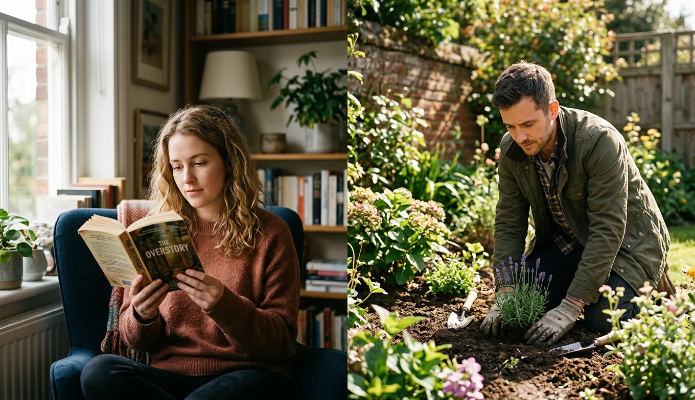 Jardinería reduce el cortisol según la ciencia moderna 5 jardinería reduce el cortisol - comparación entre lectura y cuidado de plantas