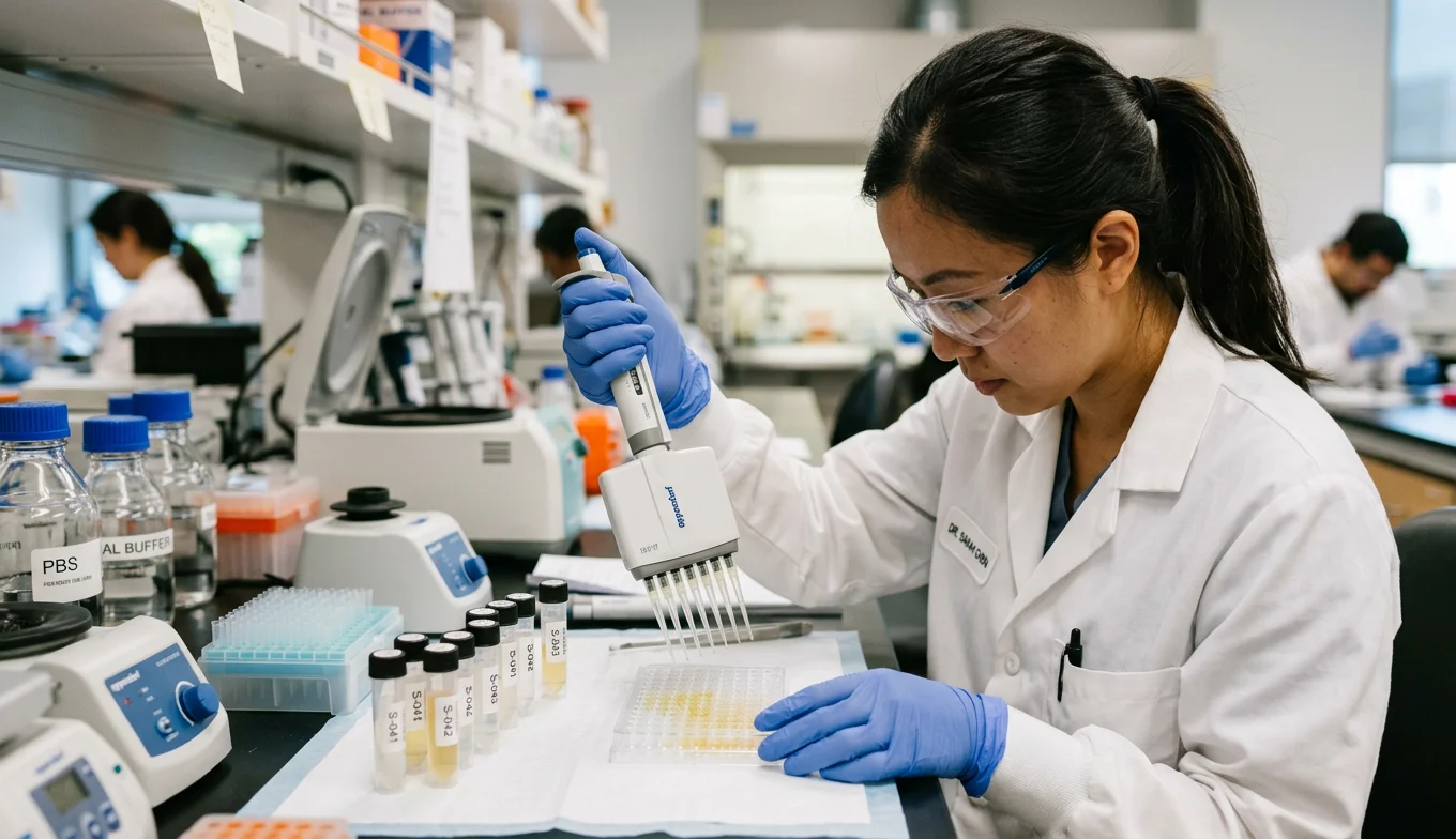 Jardinería reduce el cortisol según la ciencia moderna 3 jardinería reduce el cortisol - muestras de laboratorio para medir niveles de estrés