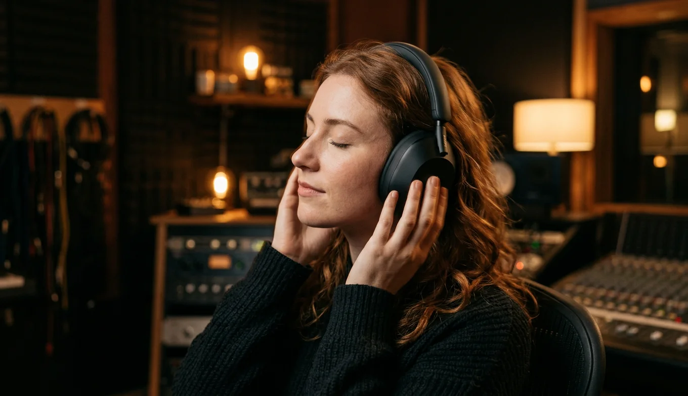 La conexión entre el ritmo musical y el movimiento físico 2 ritmo musical - persona disfrutando de la música y sintiendo el pulso